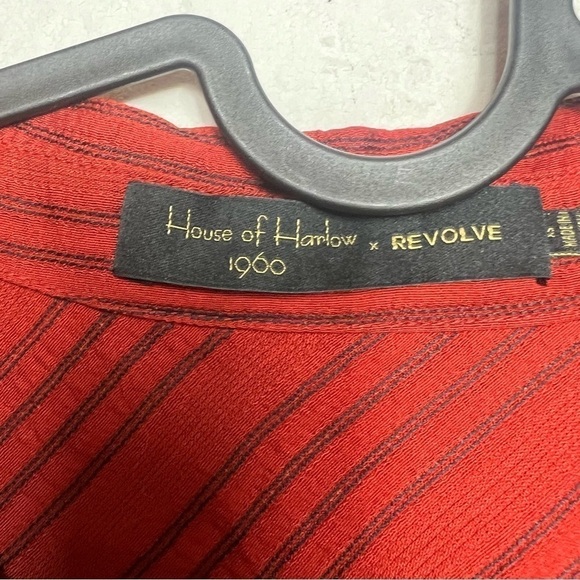 House of Harlow 1960 x REVOLVE Marie Blouse in Spice Red - Picture 10 of 12